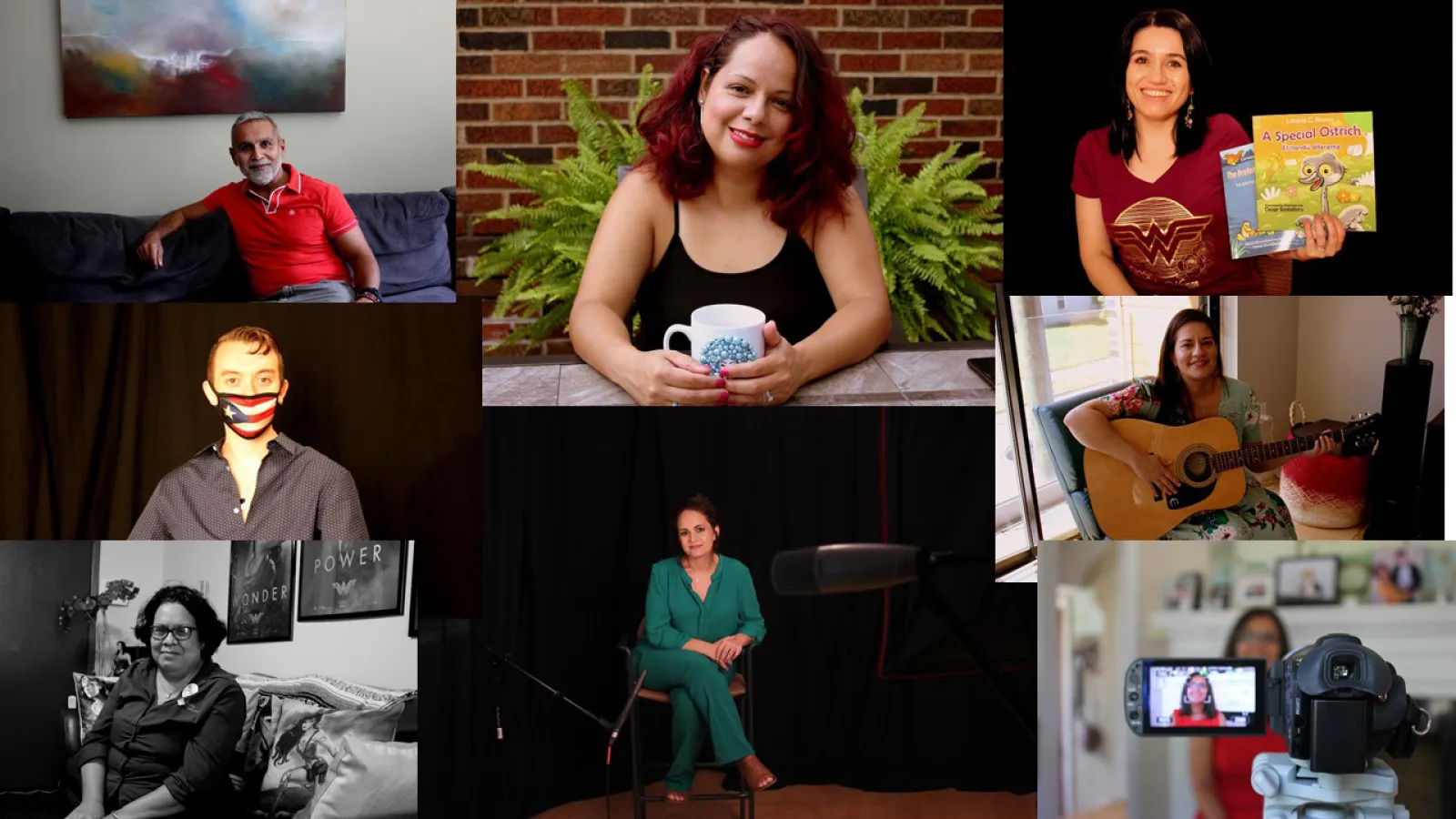 Screenshot of Oral Histories on Zoom