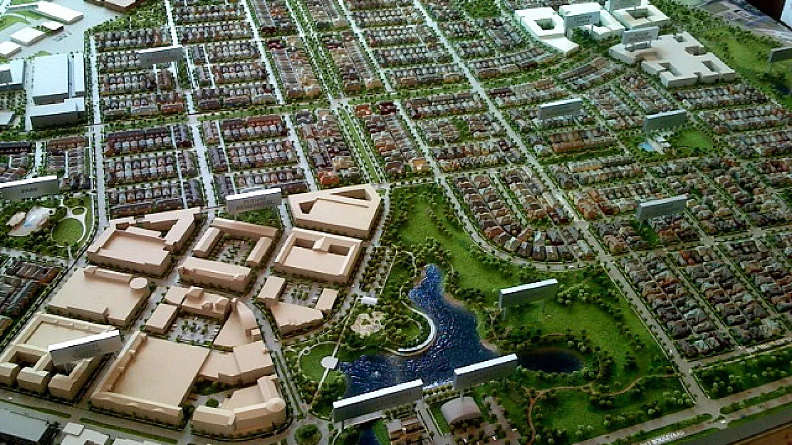 aerial view of a city