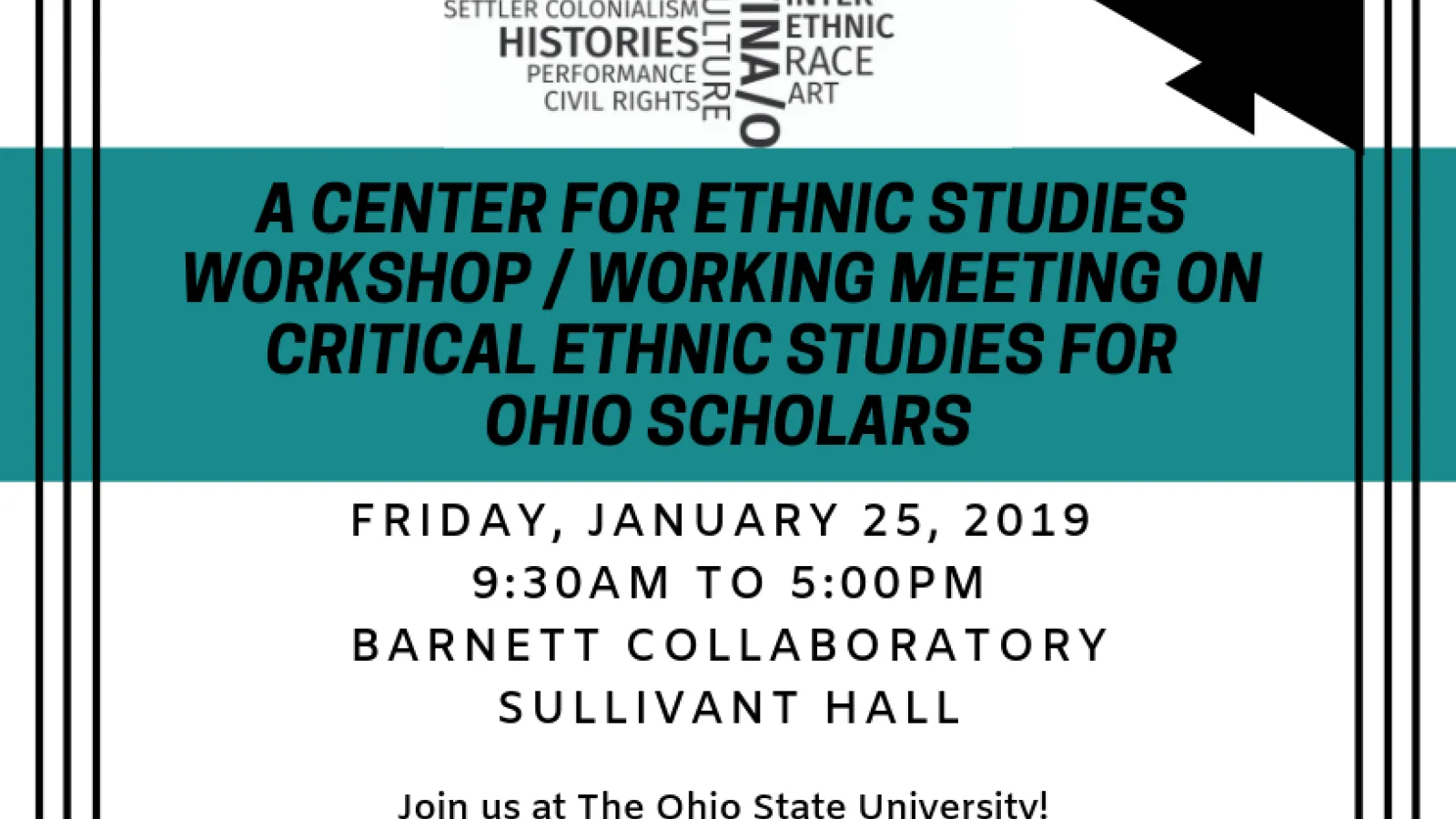 CES event with Ohio Ethnic Studies Scholars
