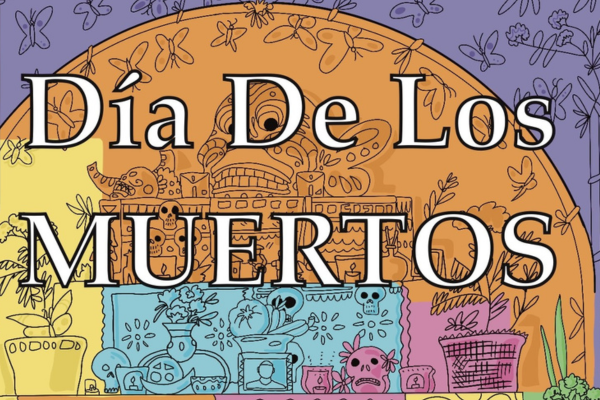 Color Day of the Dead altar