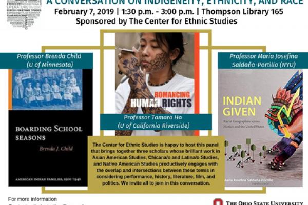 Presentation Flyer and Details conversation with three scholars on February 7th 2019