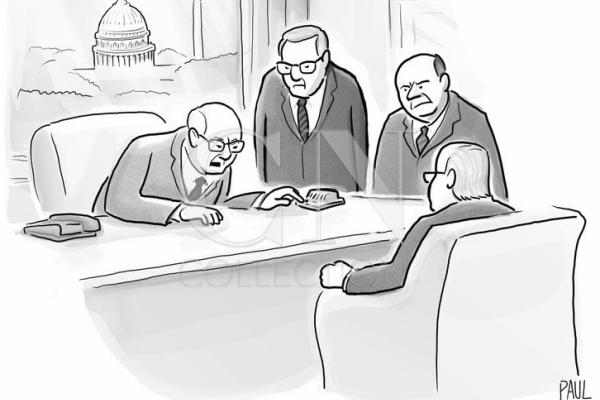 Politicians in DC sitting around a table